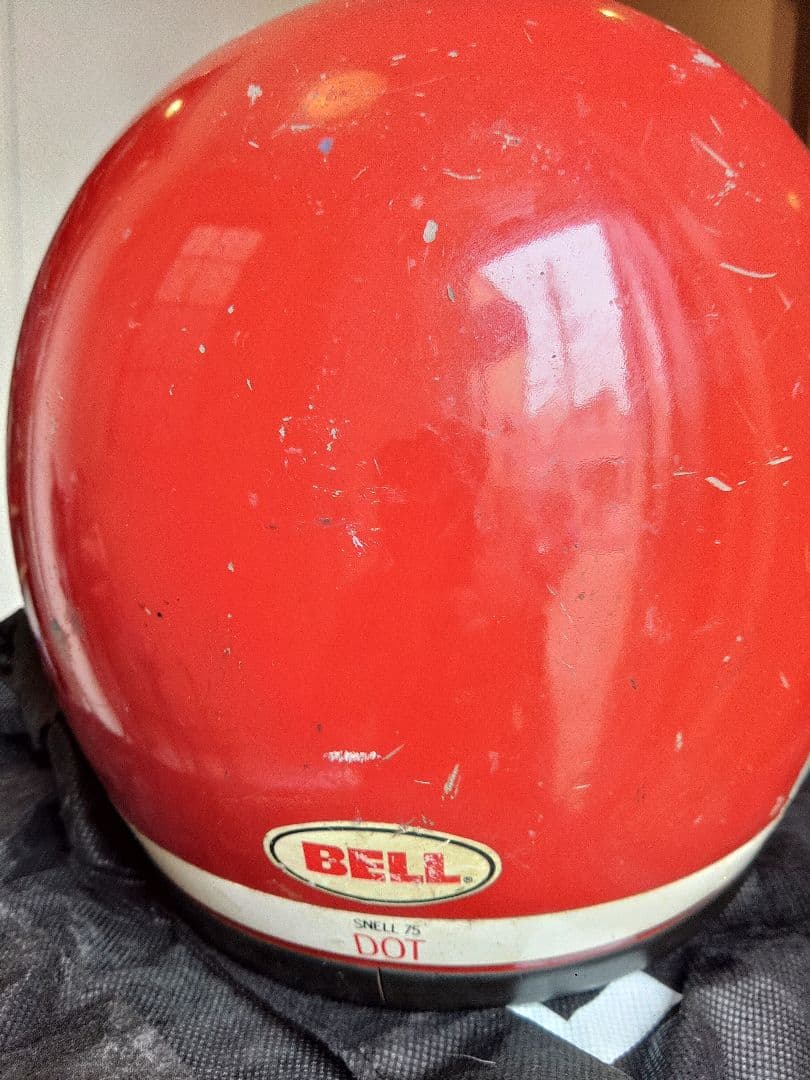 BELL MOTO lll ビンテージ　内装・アゴひも新品　サイズXL位　目深