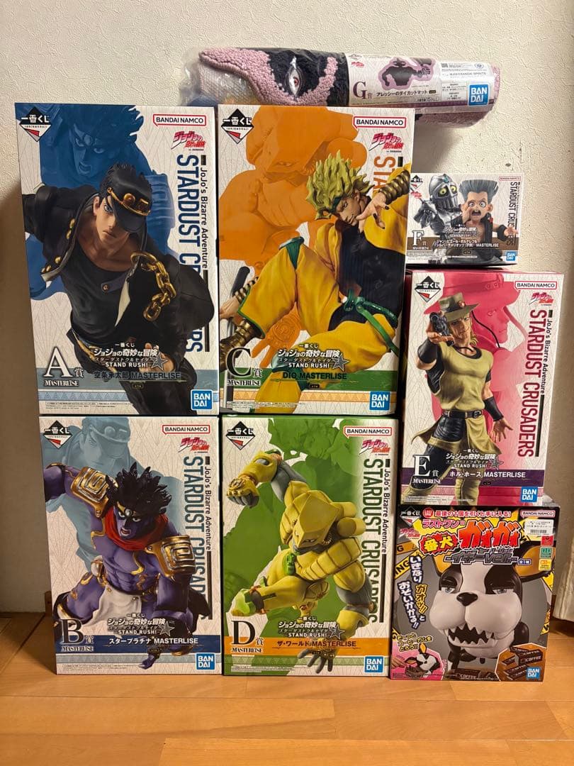 ジョジョの奇妙な冒険 ABCDEFG ラストワンフィギュアフルコンプセット