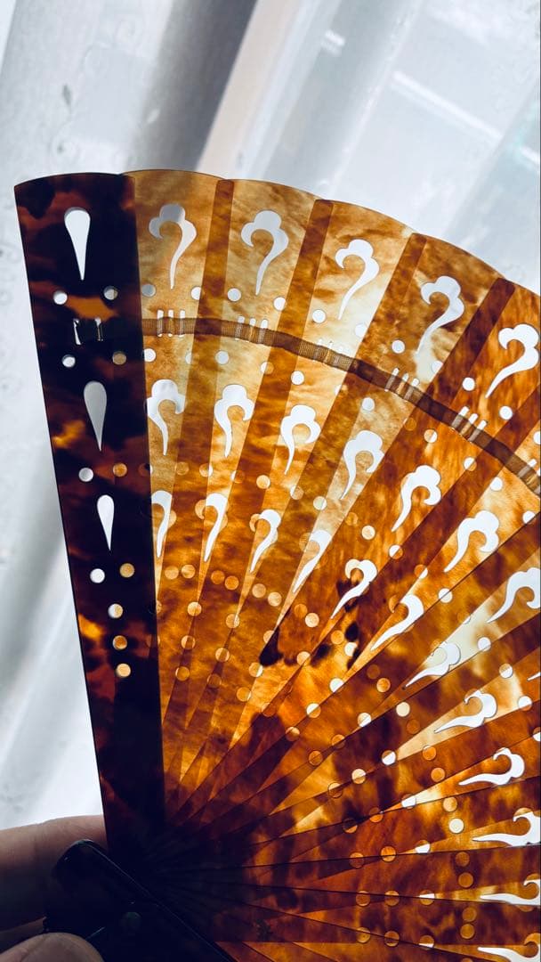 坂本べっ甲店　長崎べっ甲　扇子