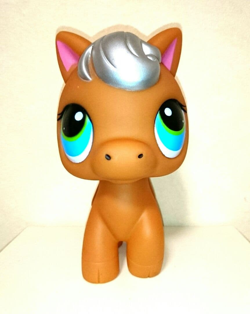 ジャンク ビンテージ 新品 歌う 光る ポニー ソフビ ドール 人形 馬 置物