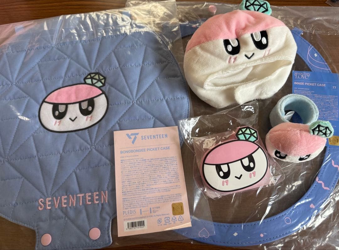 SEVENTEEN セブチ ボンボンイ うちわケース ペンライトカバー