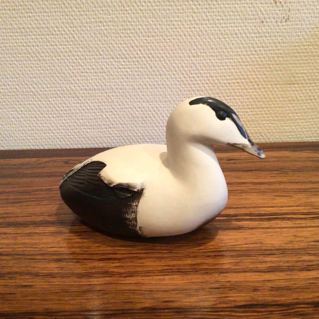 グスタフスベリ　ポール・ホフ作品　「水鳥」　ビンテージ希少品