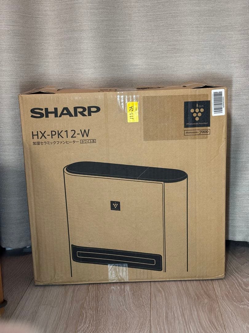 SHARP HX-PK12-W 加湿セラミックファンヒーター（2022年製）
