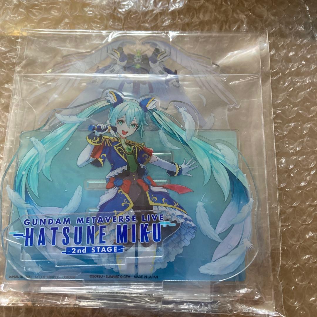 ガンダムメタバース ライブ 初音ミク　アクスタ　ガンダム レア
