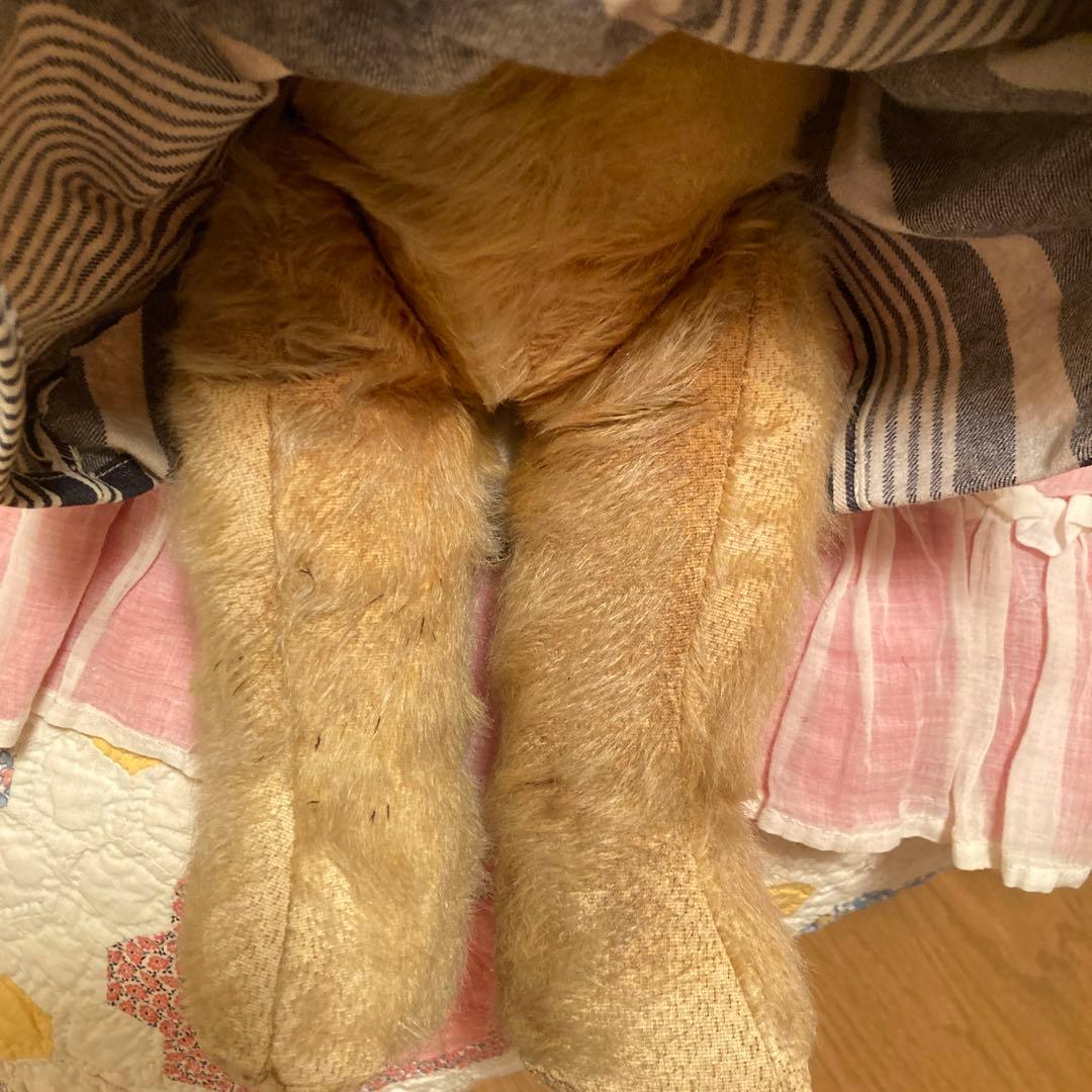 ストライプドレスのテディベア