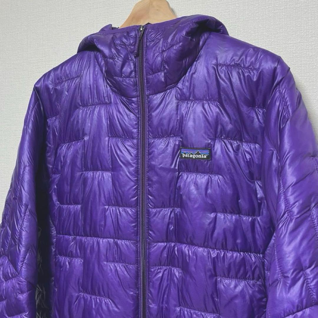 パタゴニア マイクロ パフ フーディ 紫 パープル