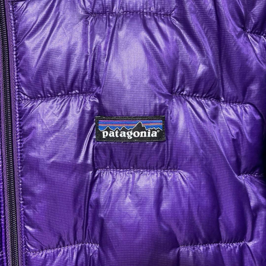パタゴニア マイクロ パフ フーディ 紫 パープル