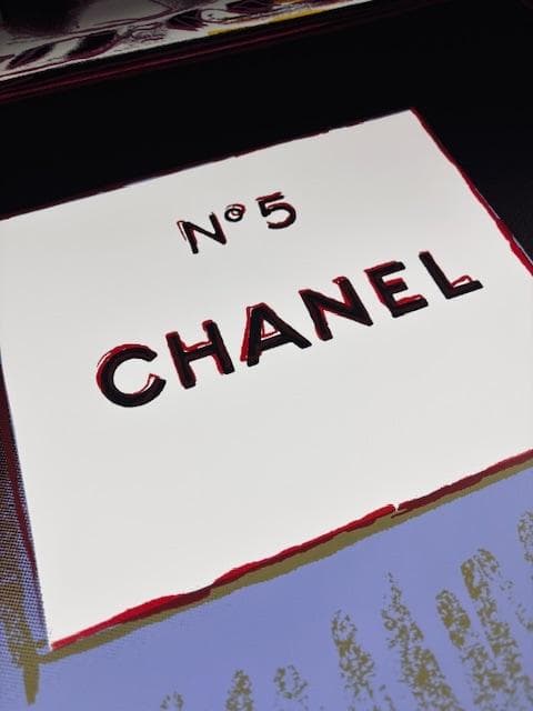 額装品証明書付/シャネル/サンデー B モーニング/ウォーホル/ CHANEL