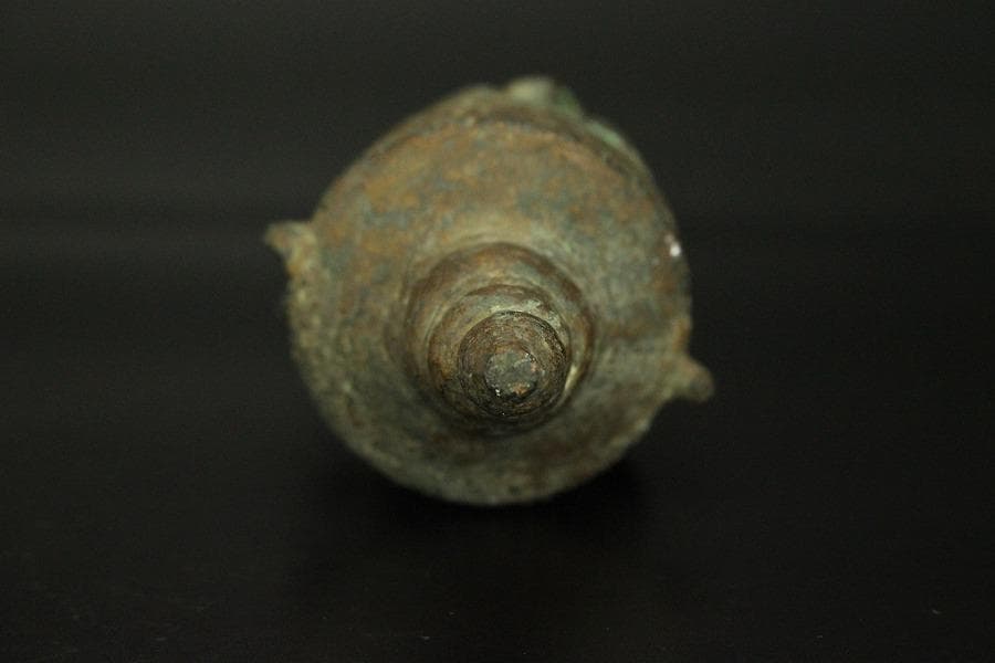 東南アジア美術 ガンダーラ 古銅 仏頭 高13.3cm(LC324)