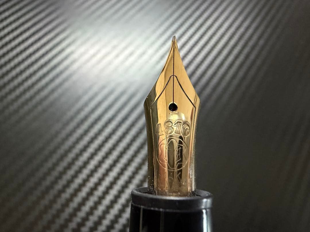 極美品 モンブラン マイスターシュテュック 146 14K 全金 EF 万年筆