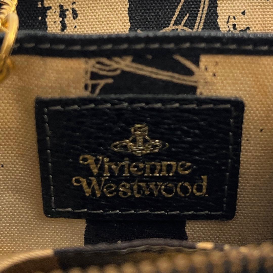 Vivienne Westwood ブラック レザー ケース 7654