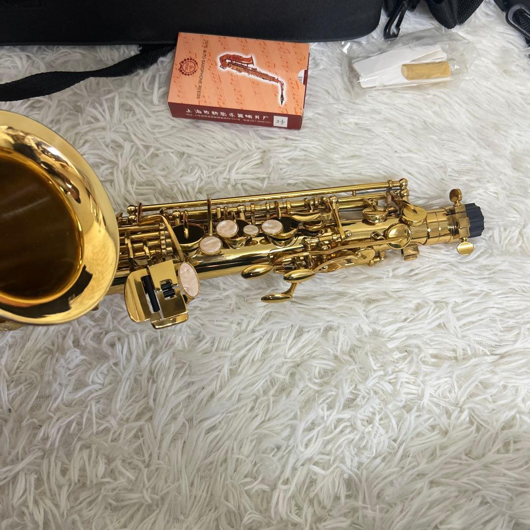 極美品　アルトサックス　ケース付き　初心者向き　ノーブランド　①