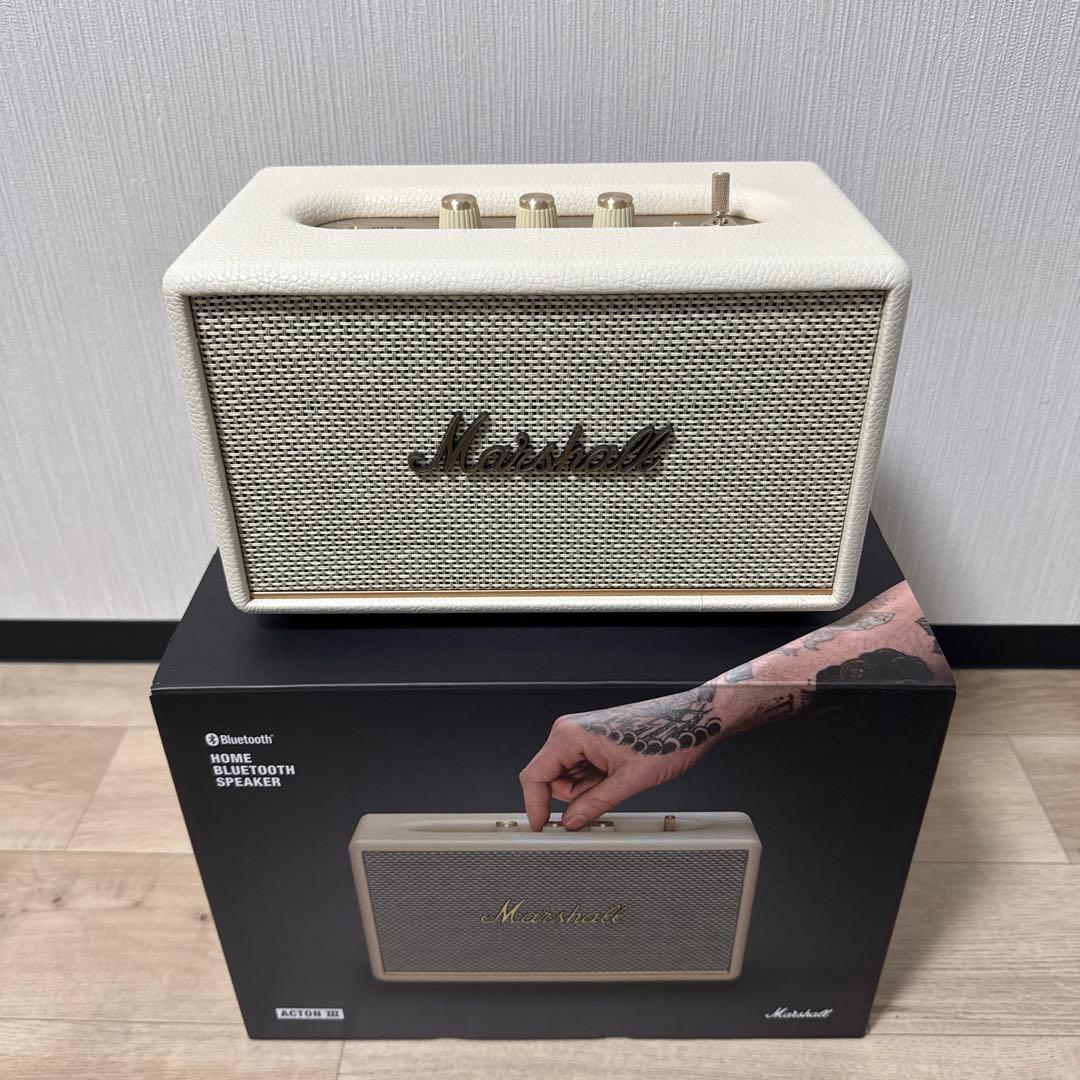 Marshall Acton 3ワイヤレススピーカー ホワイト