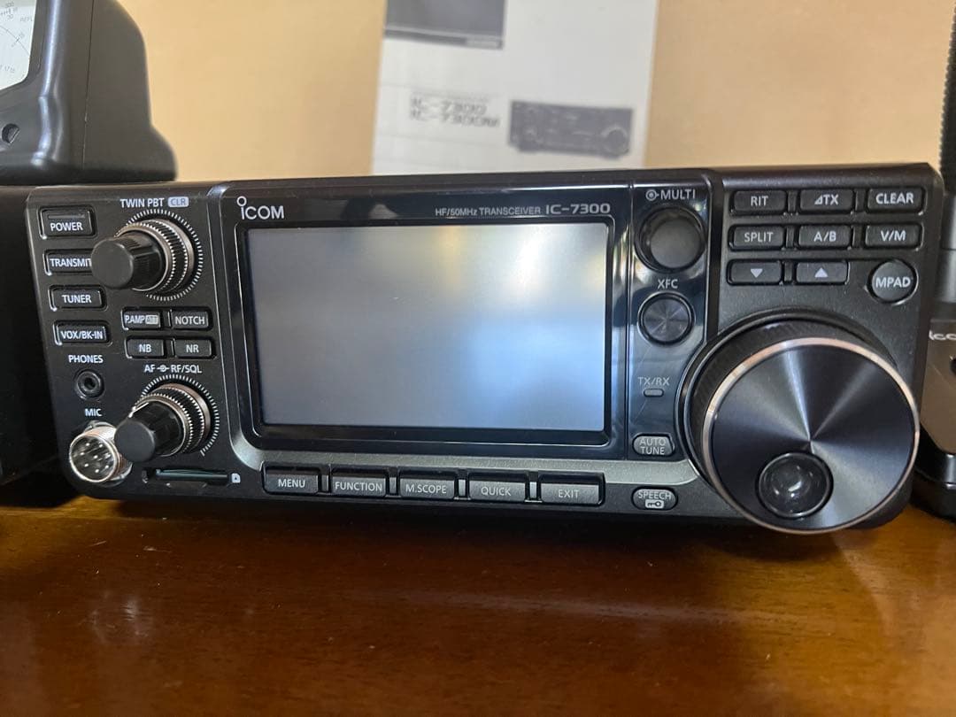 Icom IC-7300 Mトランシーバー　セット50w→100W改造済