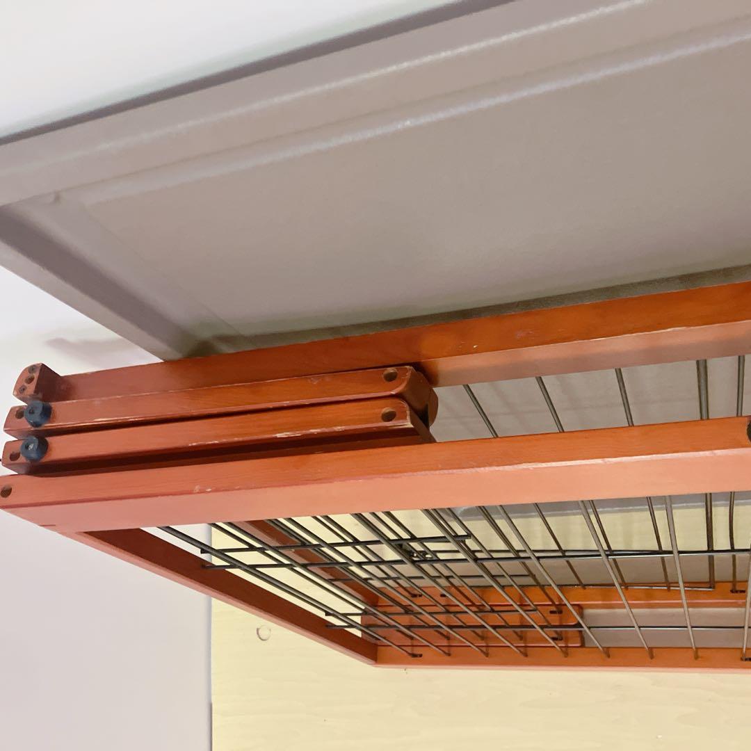 折りたたみ　木製ペットゲージ　ペットサークル木製枠　95×64cm 小、中犬用