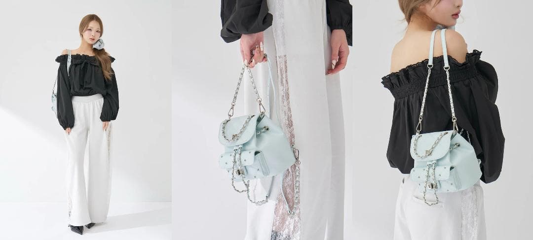 ダーリッチ darich キルティングビジューミニリュック PNK ピンク