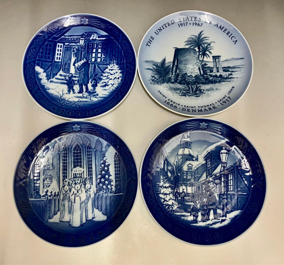   イヤープレート　4枚セット　飾り皿　インテリア