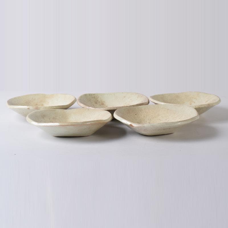 和食器　京焼　清水焼　陶楽造　向付　五客　共箱　V　7839