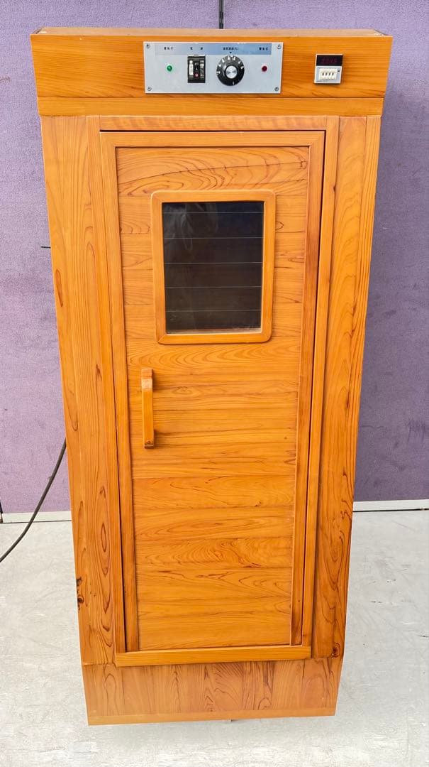 木製コンパクトサウナ 温度調節機能付き