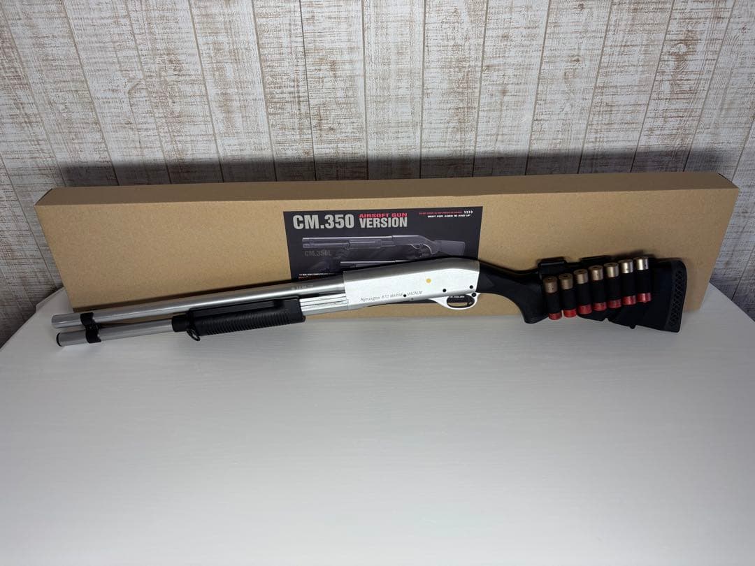 【CM.350 ショットガン シルバーモデル 箱付き 美品】
