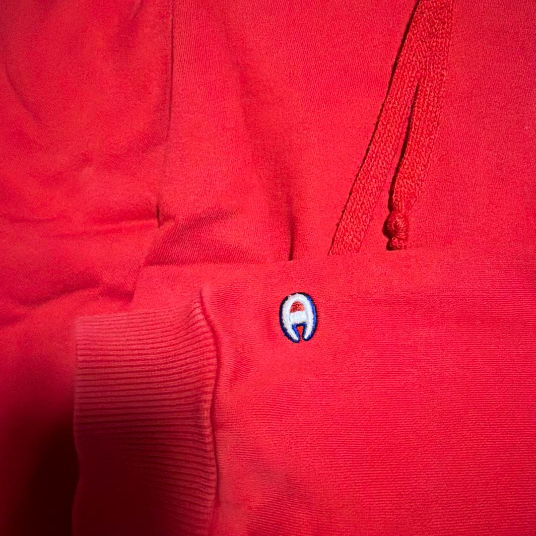 Championスーパーフーディー　コーンヘッド レッド パーカー