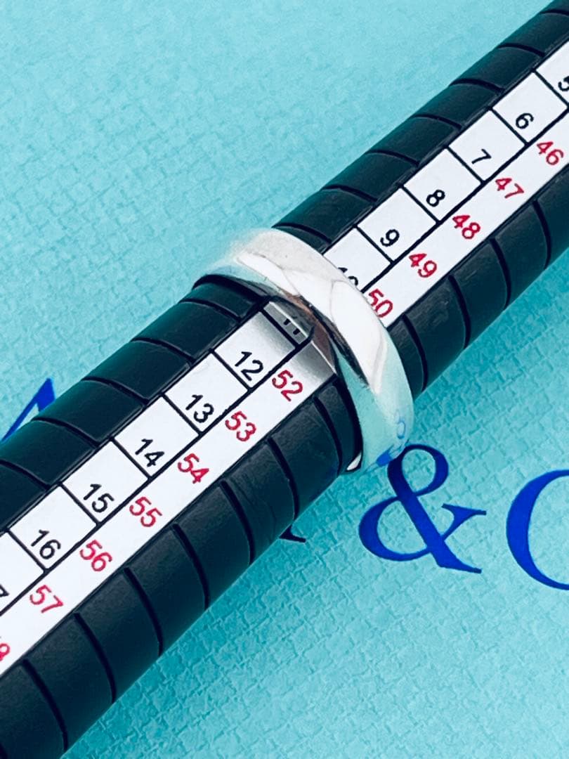 c950 オールドティファニー　1999 ナイフエッジ　リング　約10.5号