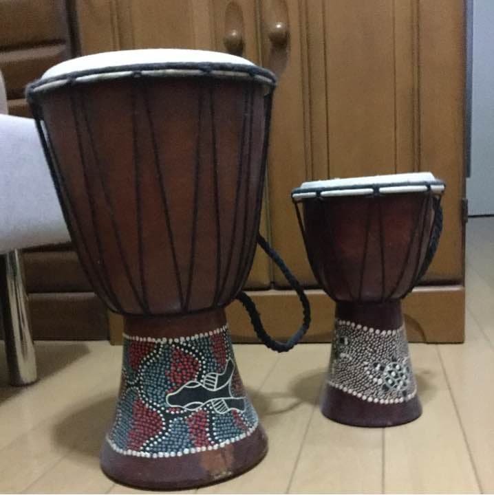 民族楽器 太鼓 2つセット