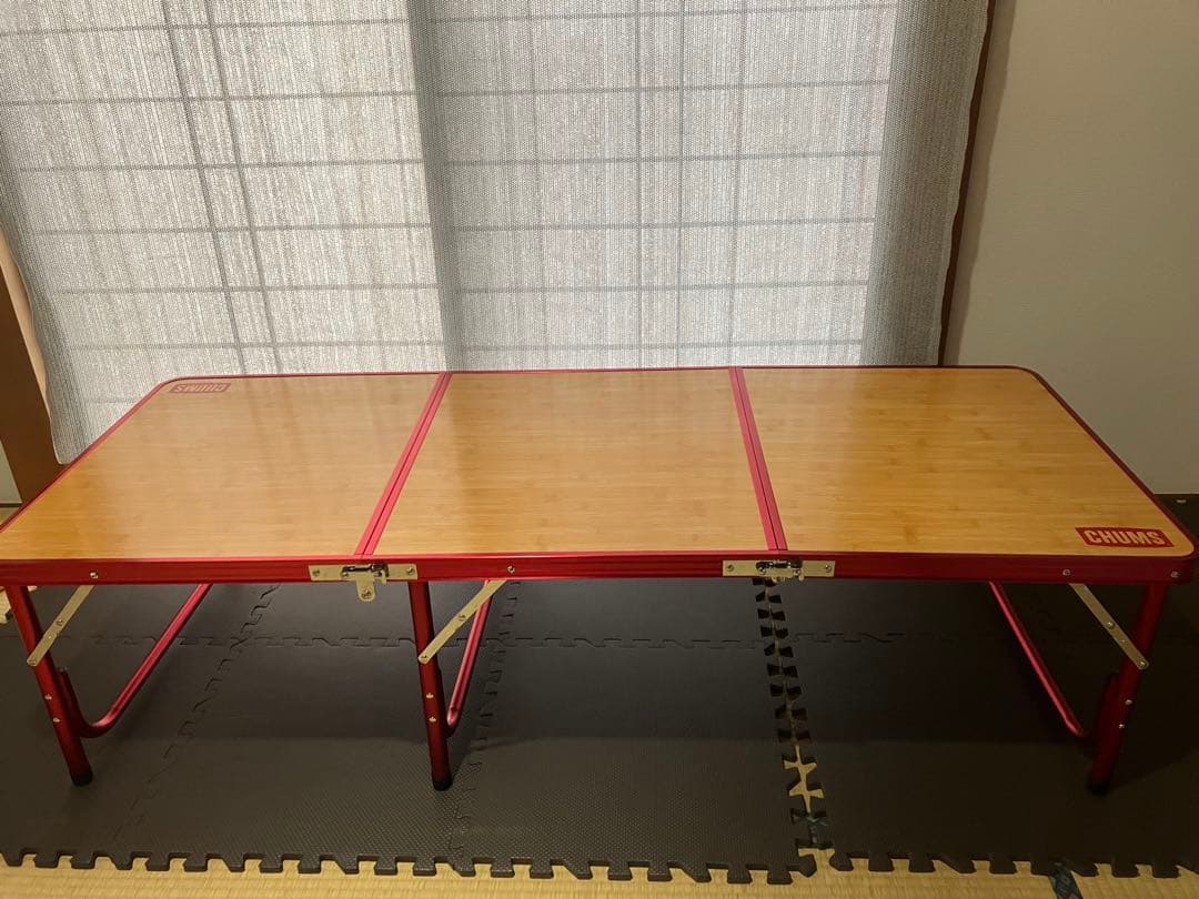 チャムス CHUMS フォールディングテーブル 150 中古