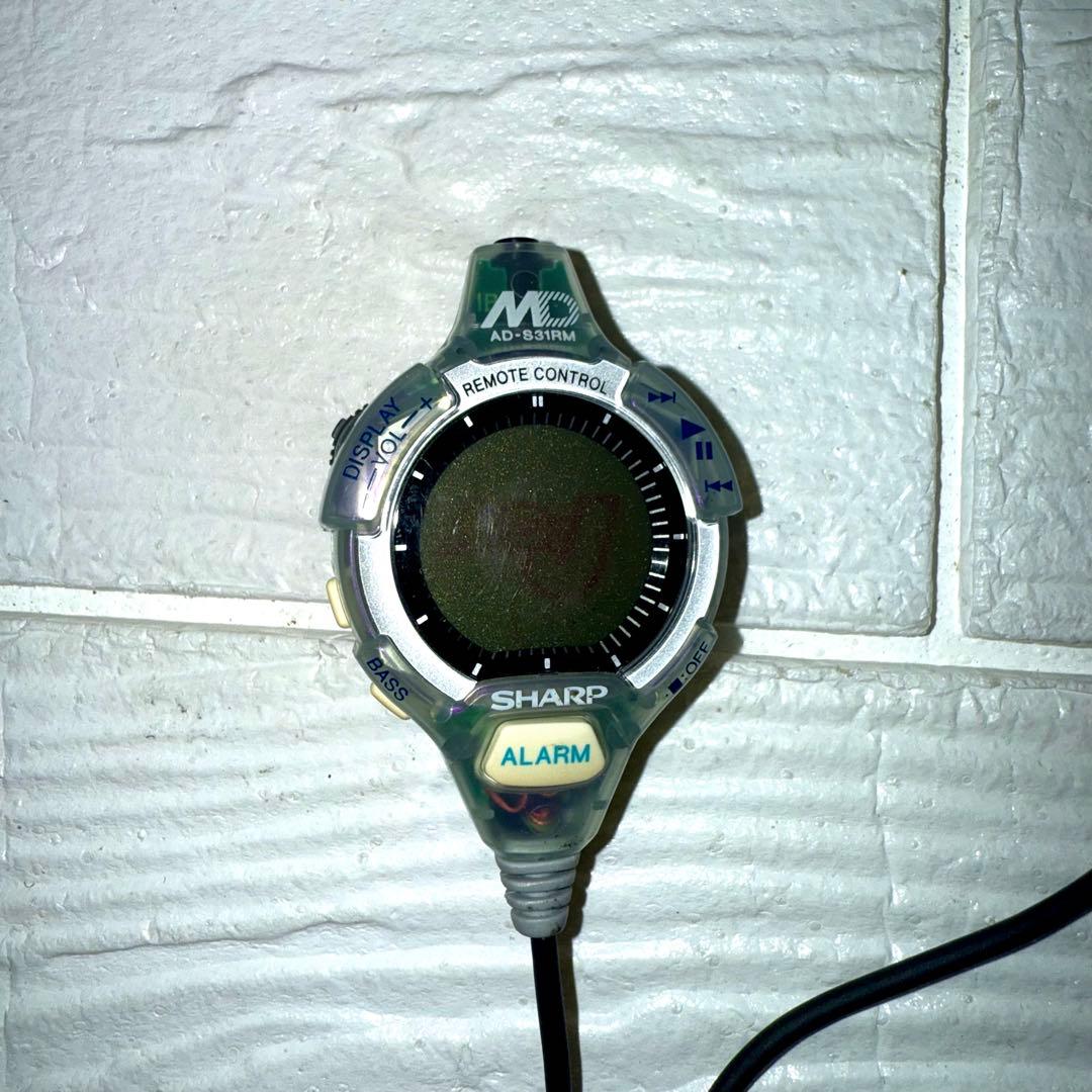 【動作品】SHARP MD-MS722-S 付属品純正イヤホン付