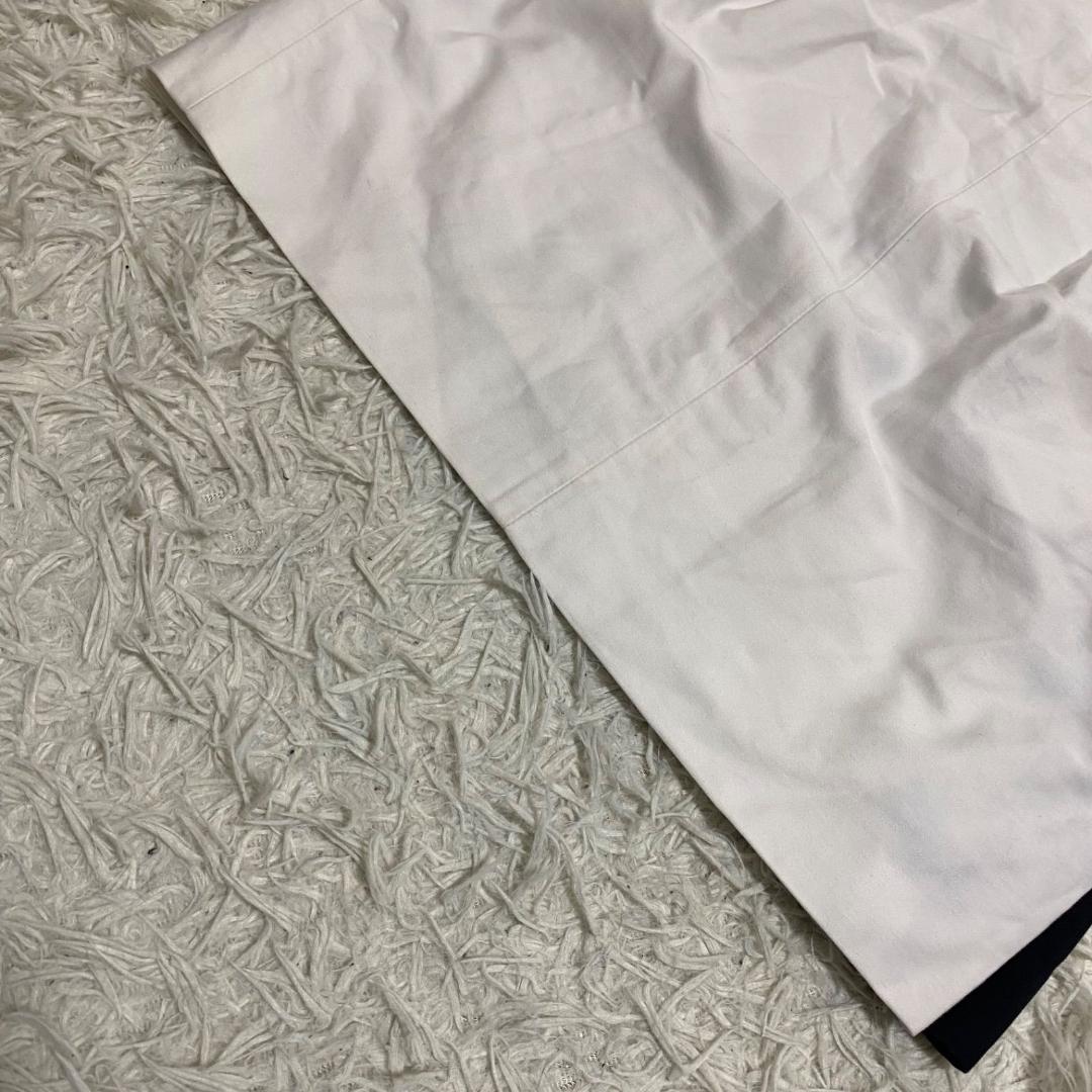 ドリスヴァンノッテン 藍染 和柄 総柄 スカート コットン 白 36 S