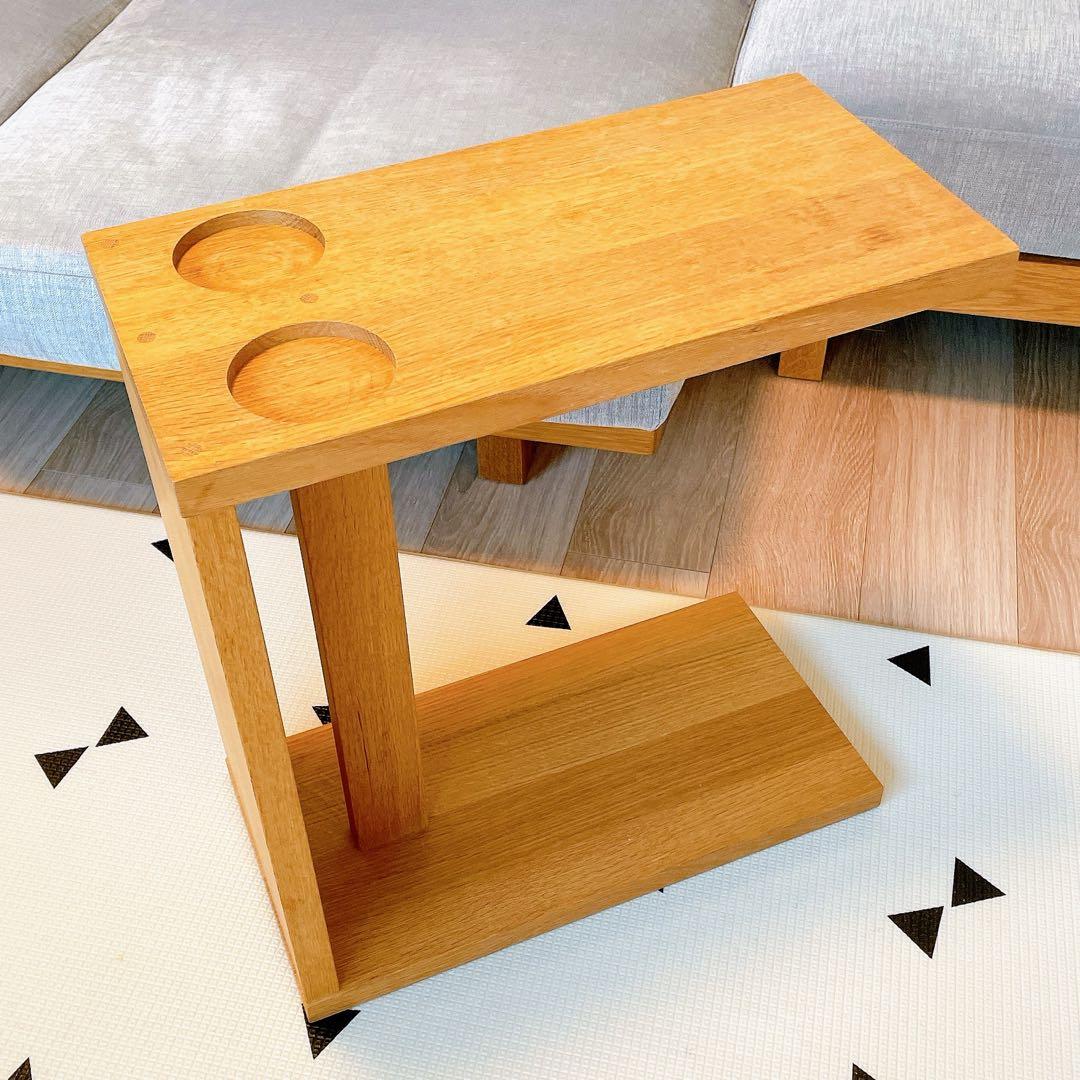 MASTERWAL ホワイトオーク ペグサイドテーブル