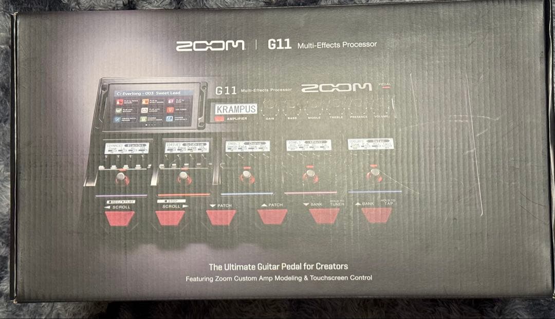 ZOOM G11 フラッグシップ マルチエフェクター 17000円相当のオマケ付