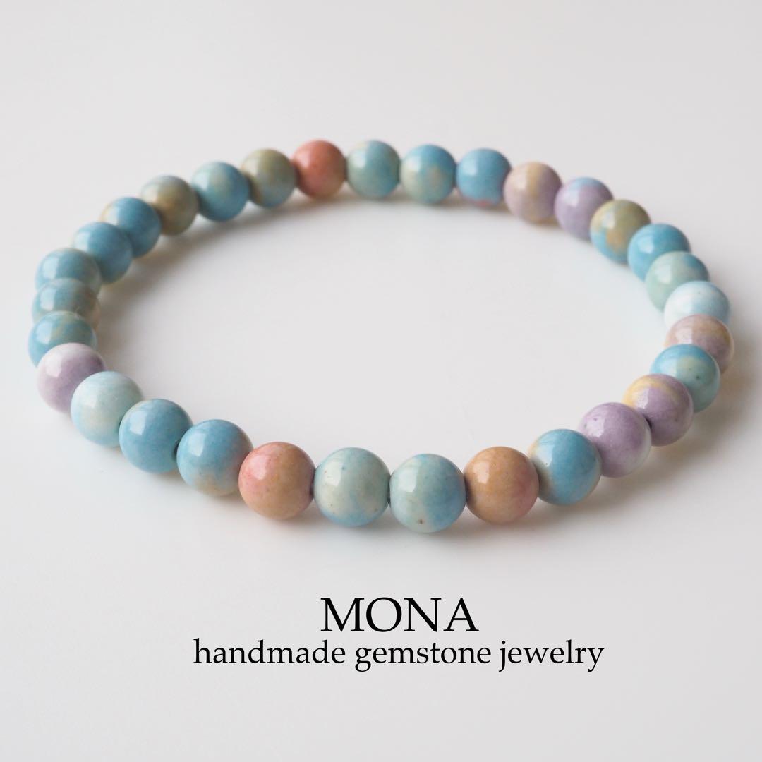 【はくとん( 'ω')ŧ‹\"ŧ‹\"】アップルグリーンカルセドニーイヤリング