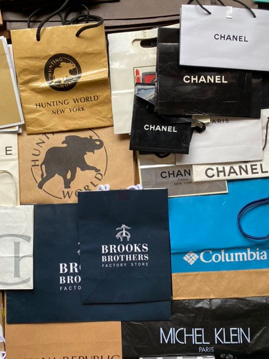 #ルイ　ヴィトン ティフアニー シャネル 等 ブランド 紙袋 130枚セット