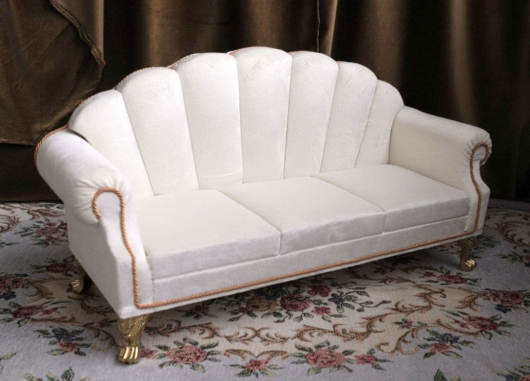 めぇ₍ᐢ。•༝•。ᐢo[月兎ノ夢箱]o 1/4シェル型ソファ3人用