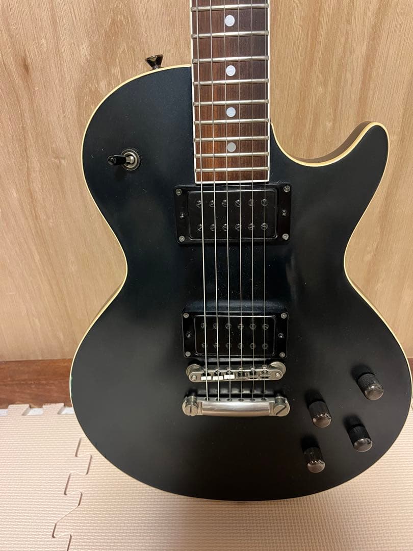 Burny ブラックレスポールタイプギター　SLG50