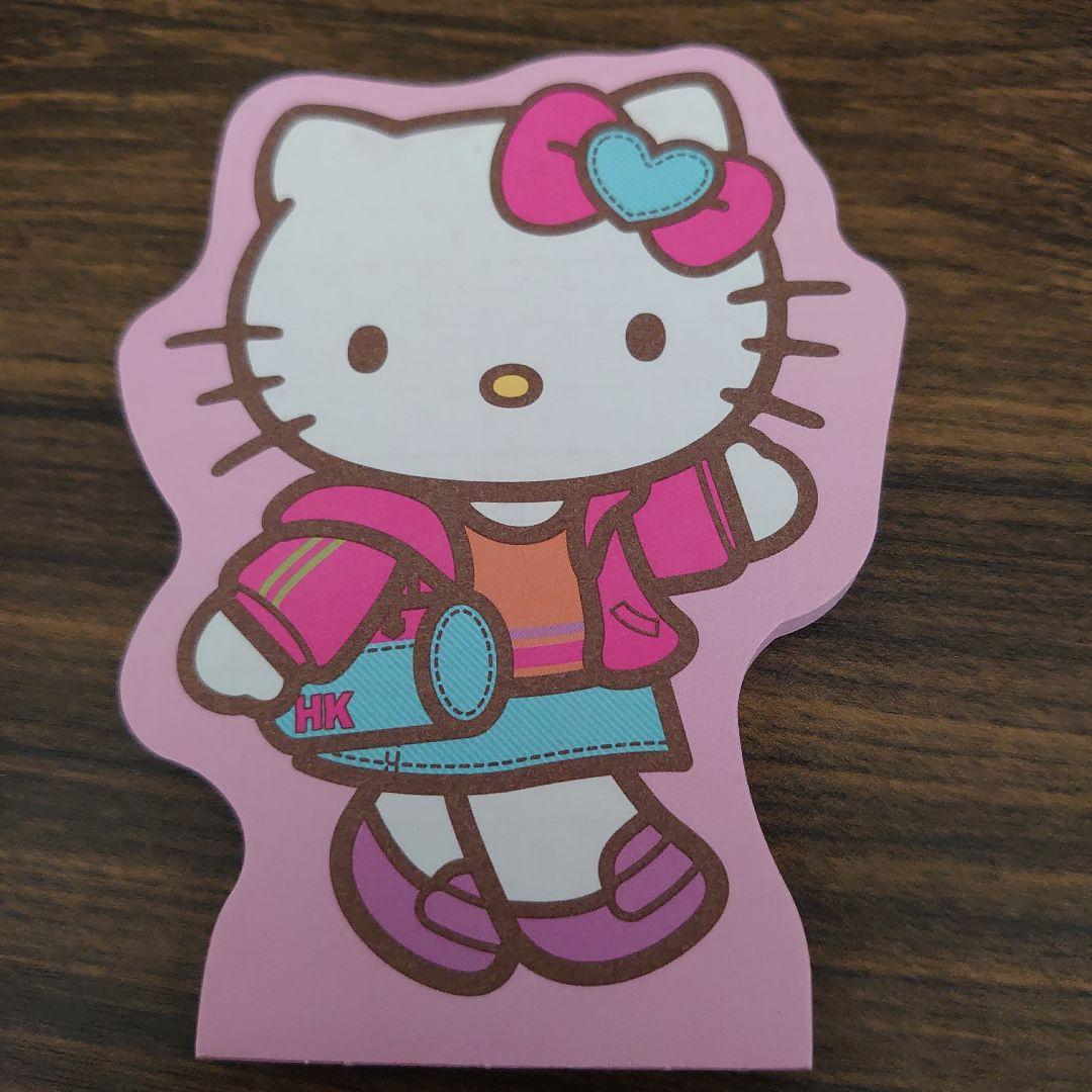 l*9様 新品‪♡海外限定ハローキティお買い物ダイカットメモ