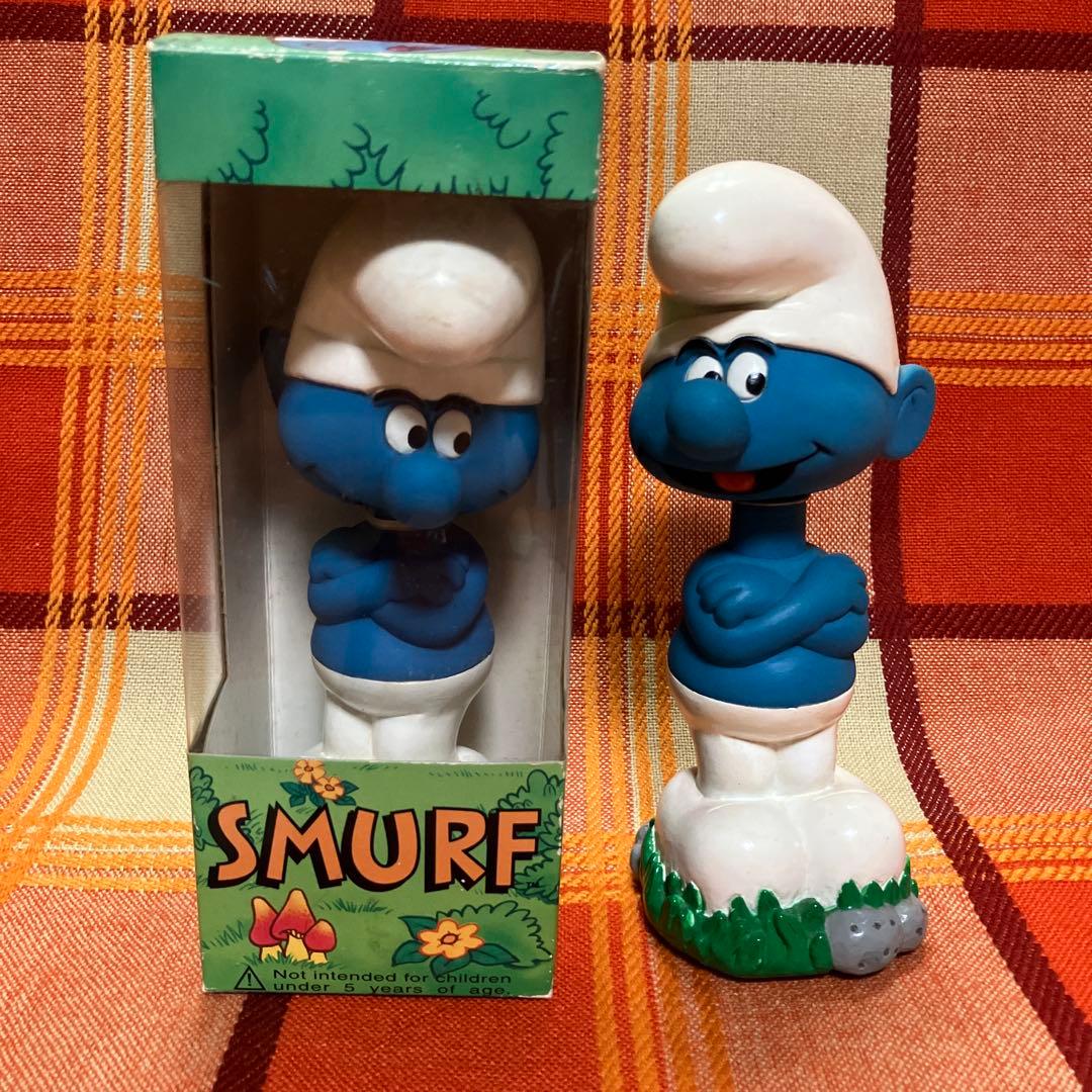 スマーフ　ボビングヘッド　2体　smurf