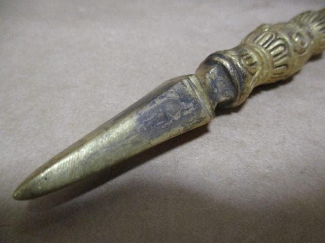 密教法具　独鈷杵　古箱付き　R43-3