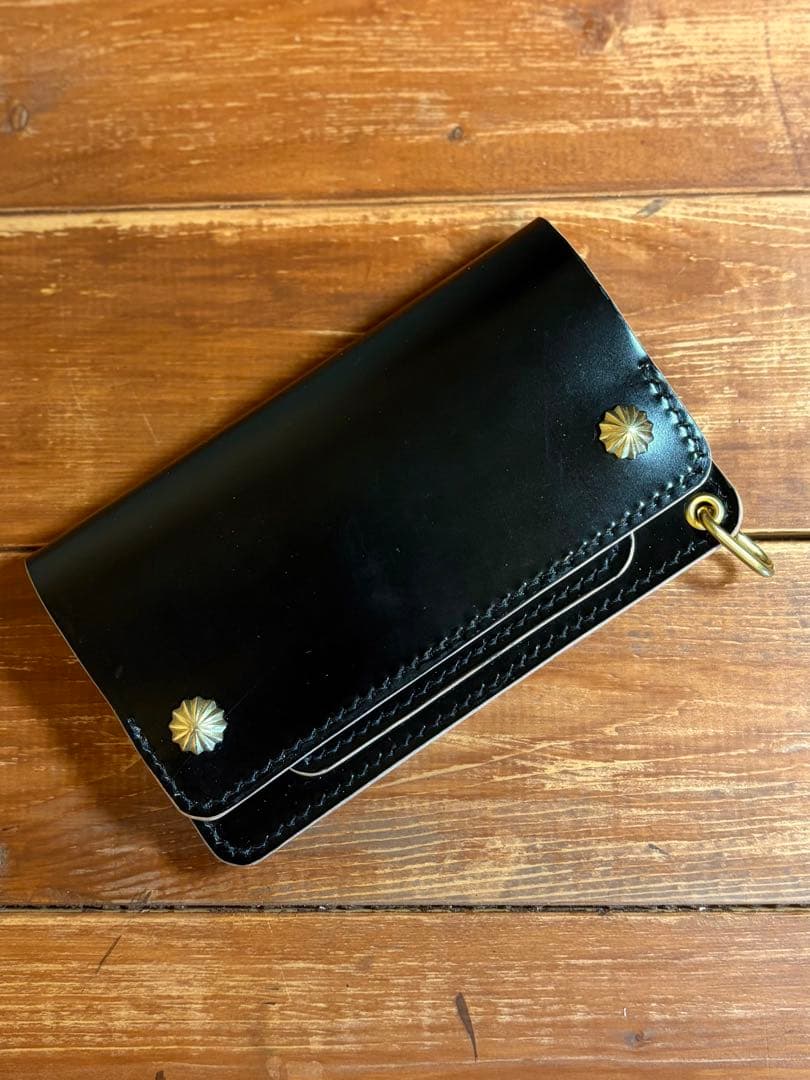 【年末セール】トラッカーウォレット TW-03 コードバン ミドルサイズ