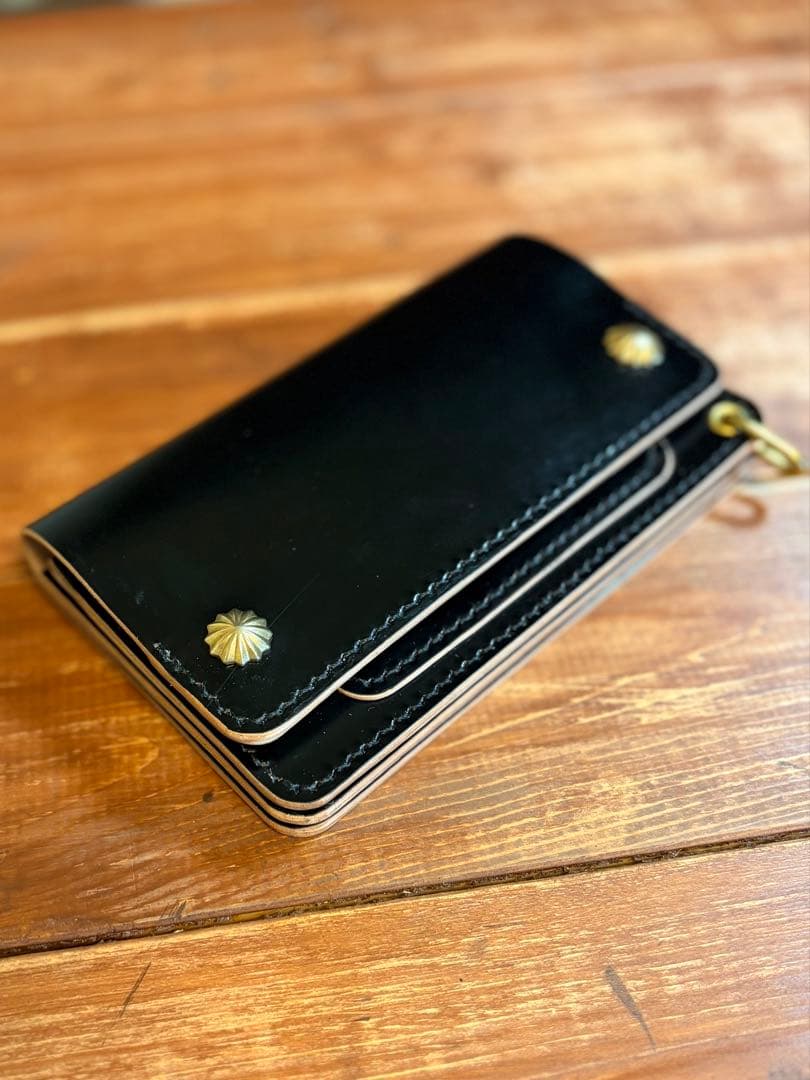 【年末セール】トラッカーウォレット TW-03 コードバン ミドルサイズ