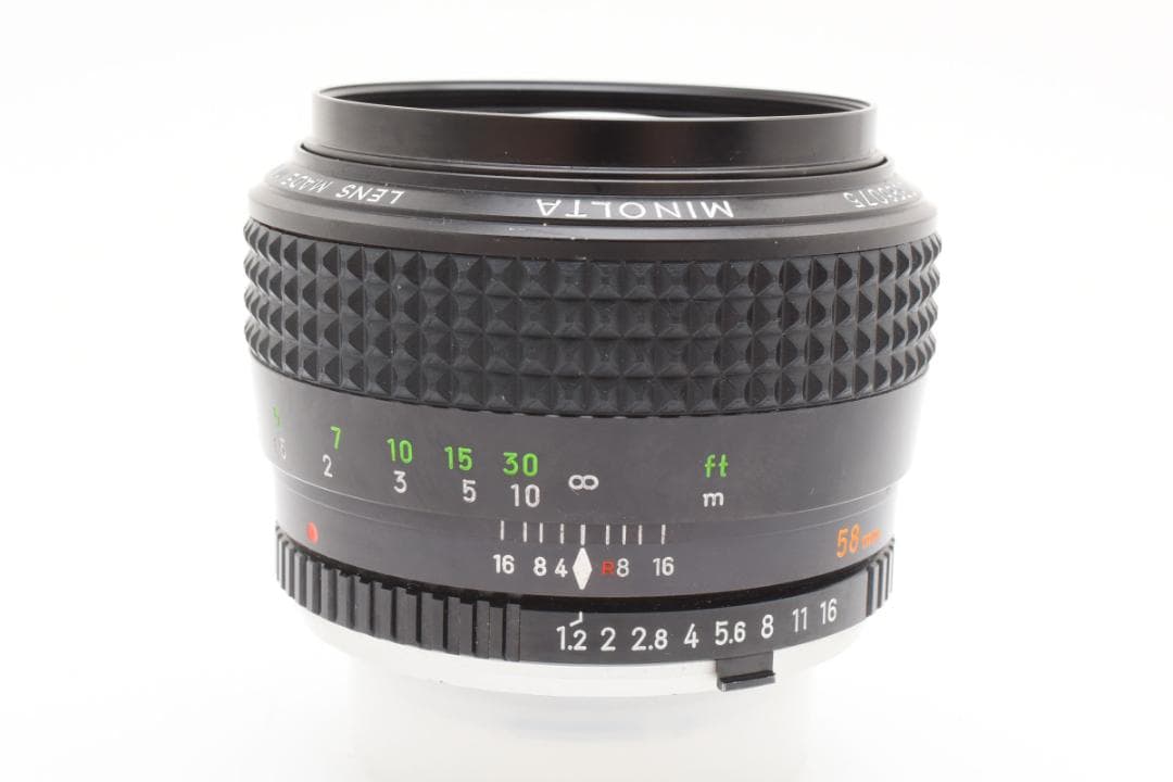 #375★稀少品★Minolta MC ROKKOR-PG 1:1.2 58mm
