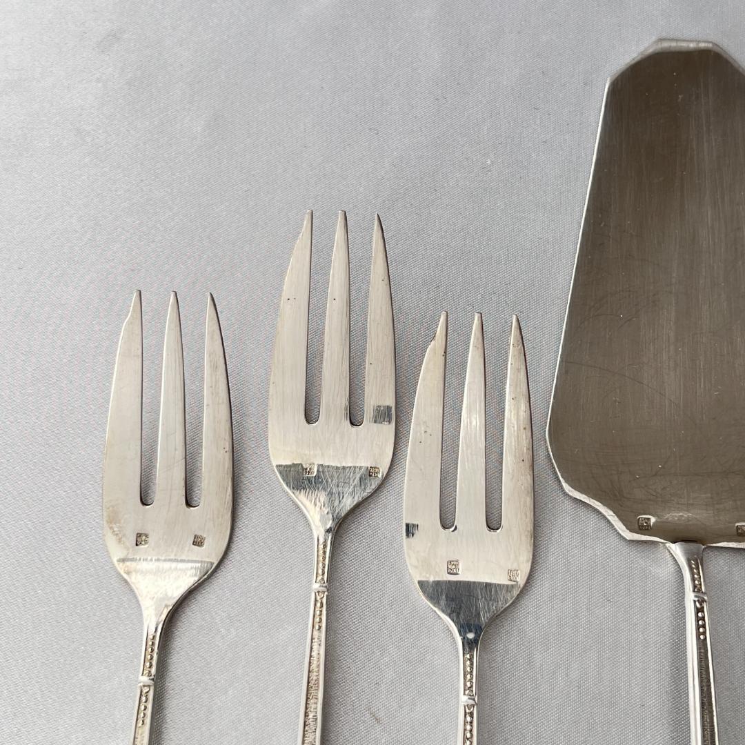 【仏蘭西】 ロシア様式のケーキフォーク ケーキサーバー 仏蘭西