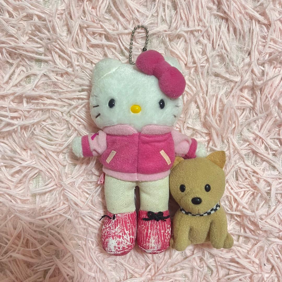 渋谷キティ物語 ぬいぐるみ&マスコットキーホルダー 2点セット