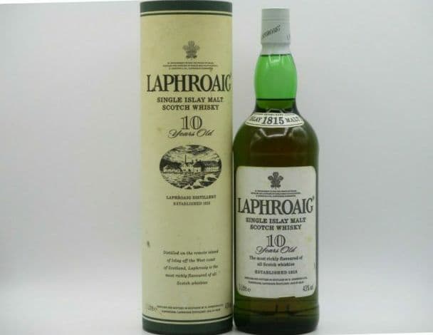 ラフロイグ10年 廃盤品 旧ラベル 1000ml 未開栓 新品・未使用