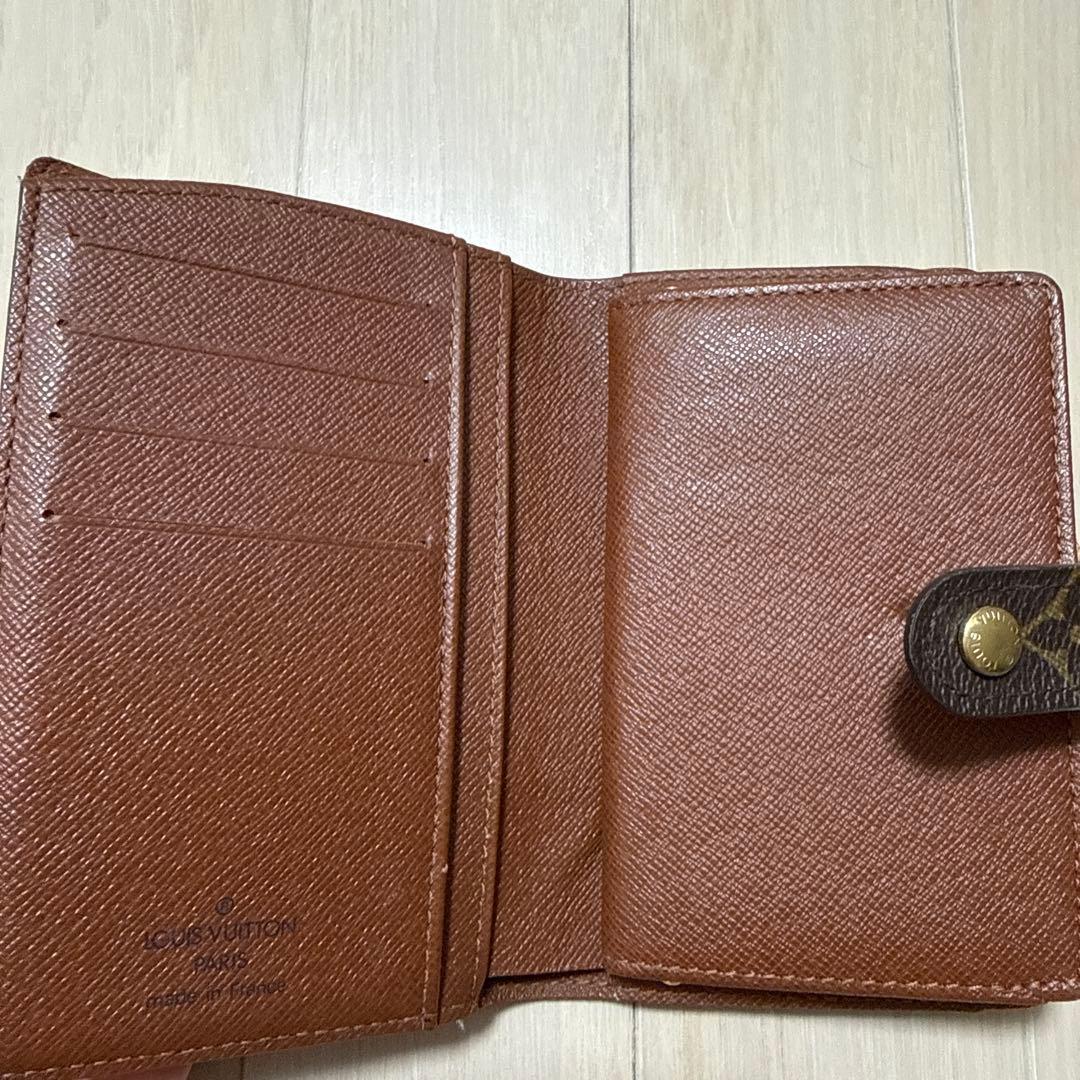 【P】Louis Vuitton 二つ折り財布 ブラウン
