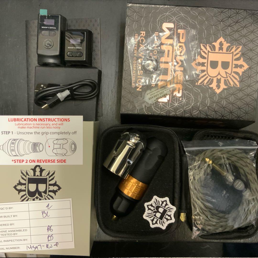 ビショップ パワーワンド パッカー タトゥーマシン ワイヤレス 総額22万5千円