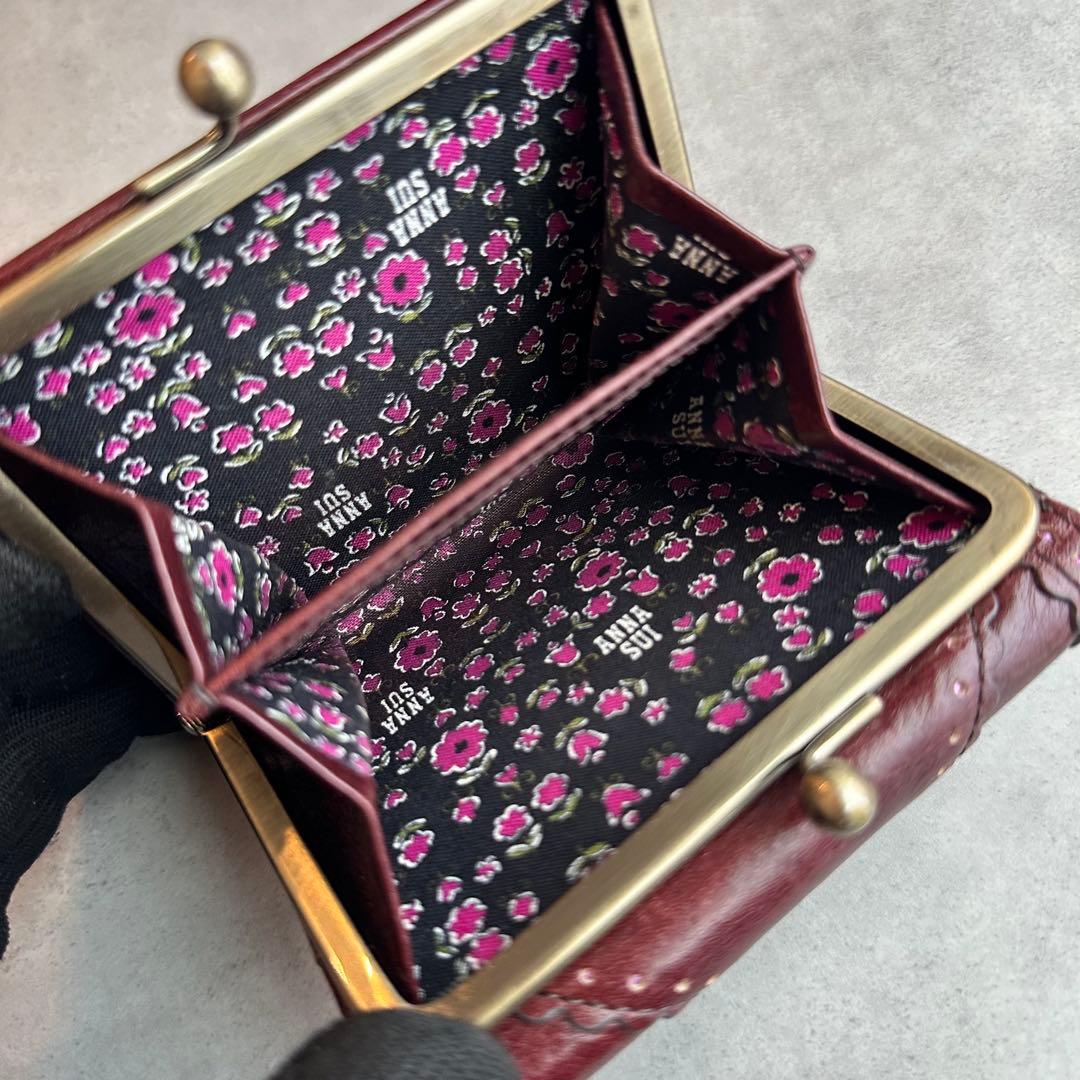 小物 Y2K ANNA SUI Butterfly Gamaguchi wallet