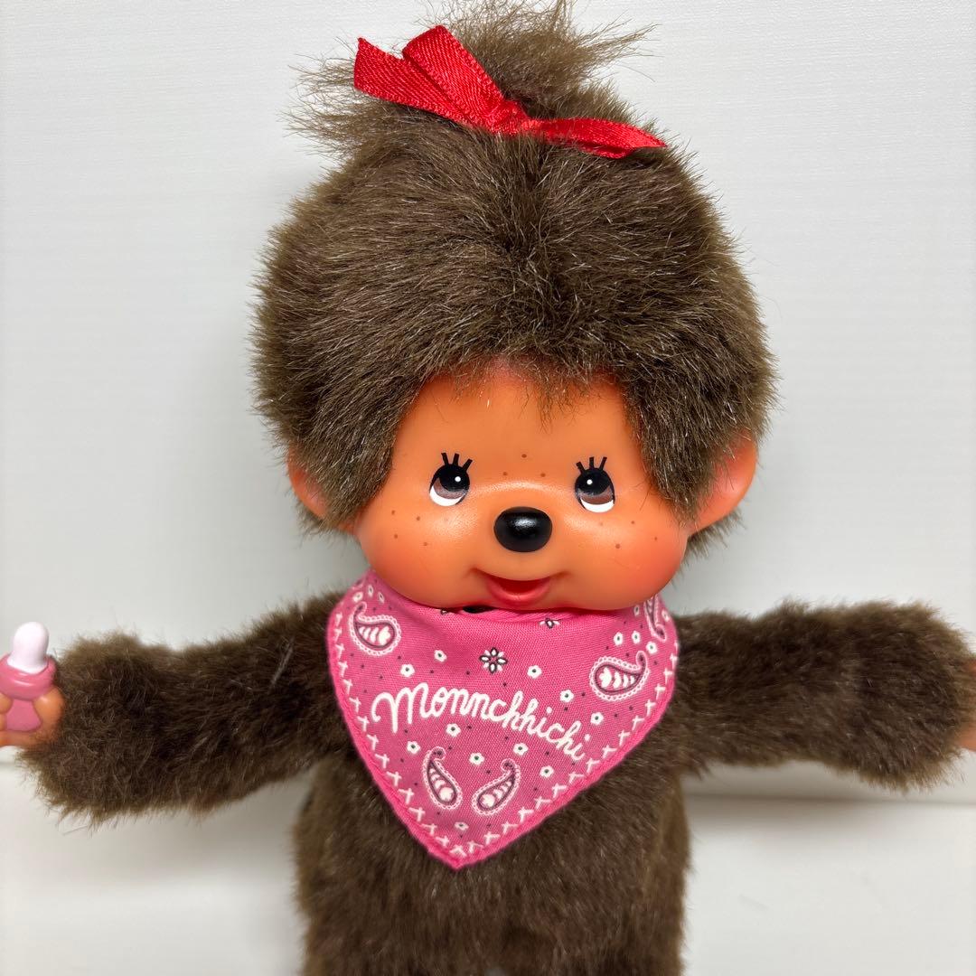 2002年発売 ポキポキ モンチッチ バンダナ ピンク 女の子 1376