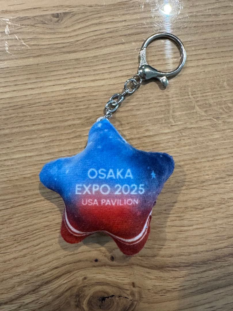 【超希少】　万博　アメリカ館　ぬいぐるみ　キーホルダー　キーリング　パビリオン